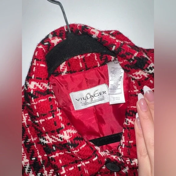 Liz Claiborne Red Blazer - Picture 4 of 8